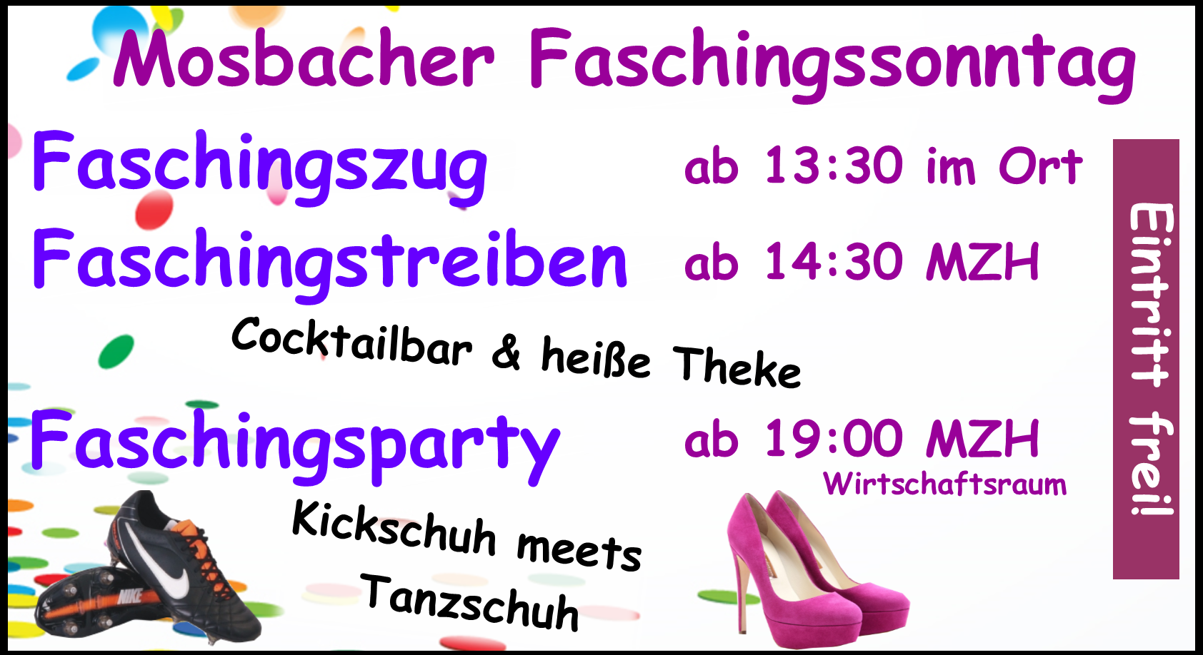 Plakat Fasching